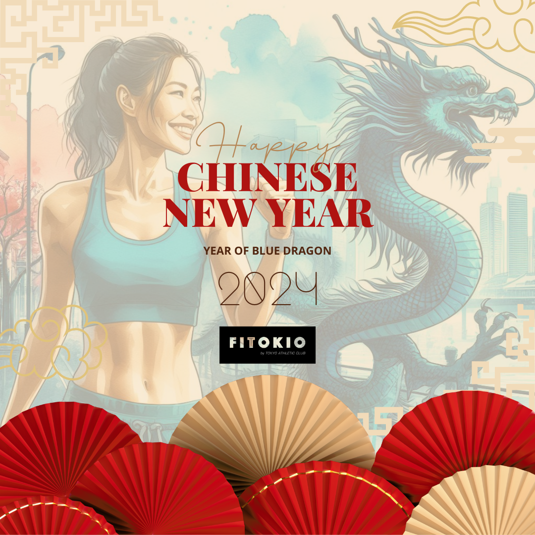 Chinese new year, year of blue dragon